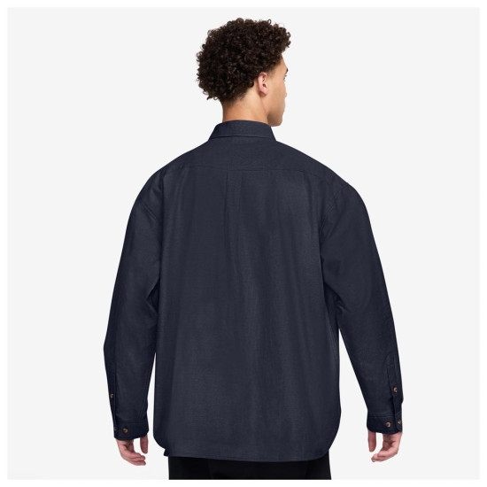 Nike Ανδρικό πουκάμισο Club Oversized Long-Sleeved Oxford Shirt Nike Ανδρικό πουκάμισο Club Oversized Long-Sleeved Oxford Shirt